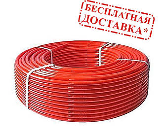 Труба для теплої підлоги EUROPRODUCT PERT EVOH 16*2,0 (RED) з кисневим бар'єром (Китай) (240 м/уп)