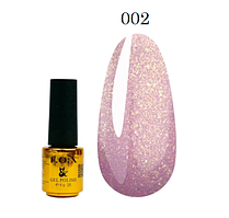 Гель-лак F.O.X gel-polish gold Diamond 002 запорошена троянда 7 мл
