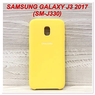 Оригінальний чохол для Samsung Galaxy J3 2017 (SM-J330) Жовтий, фото 2