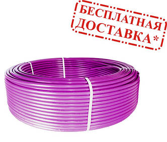 Труба для теплої підлоги Koer PEX-B EVOH 16*2,0 (PINK) з кисневим бар'єром (Чехія) (600 м/уп)