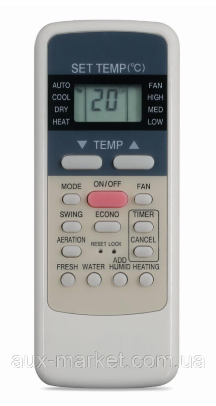 Пульт для кондиціонерів MIDEA R51