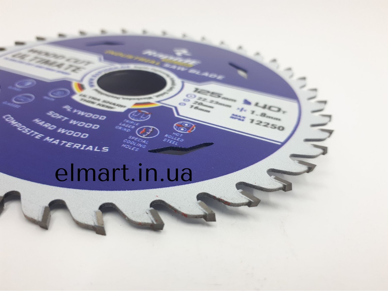 Пиляльний диск для дерева RapidE industrial saw blade 125*22,23 (40т)