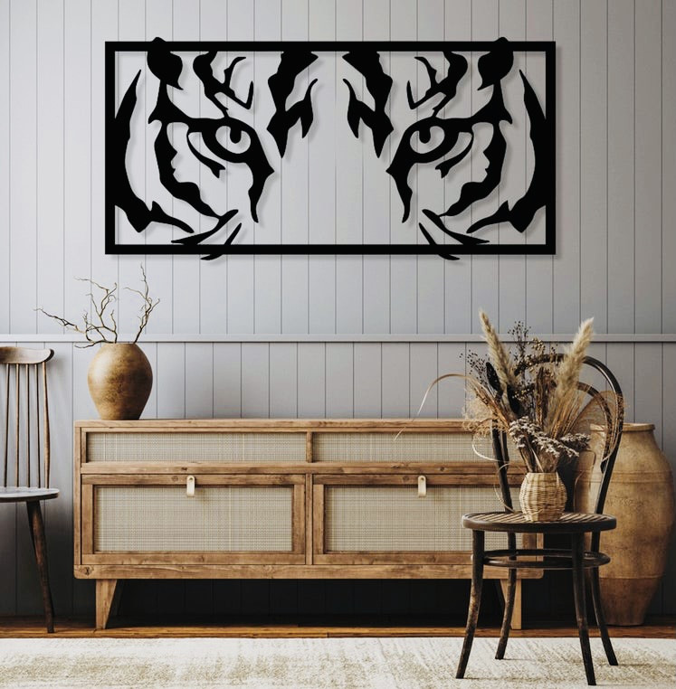 Декоративне панно Тигр, настінне Панно, фото 1