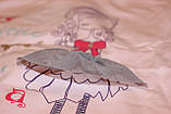Костюм літній для дівчинки, футболка і лосини, ріст 98 см, 116 см, Фламінго, фото 4
