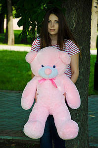 М'яка  іграшка подарунок на 8 березня плюшевий ведмедик Рафаель 100 см Рожевий