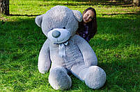 Плюшевий ведмедик М'яка іграшка Рафаель 180 см Сірий, фото 3