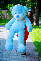 Плюшевий ведмедик М'яка іграшка Рафаель 180 см Блакитний, фото 3