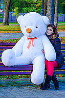 М'яка  іграшка подарунок на 8 березня плюшевий ведмедик,  плюшевий ведмедик Рафаель 180 см Білий, фото 5