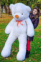 М'яка  іграшка подарунок на 8 березня плюшевий ведмедик,  плюшевий ведмедик Рафаель 180 см Білий, фото 6