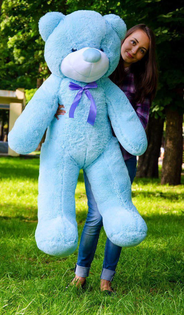 Teddy bear 140 cm blue