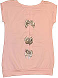 Костюм літній для дівчинки, футболка і лосини, ріст 98 см, 116 см, Фламінго, фото 6