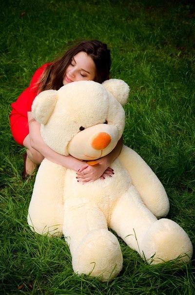 Rafael bear 120 cm peach