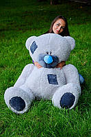 М'яка  іграшка подарунок на 8 березня плюшевий ведмедик Потап 150 см Сірий, фото 4