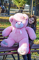 Плюшевий ведмедик М'яка іграшка Ветли 130 см Рожевий, фото 3