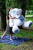 Мягкая игрушка Подарок плюшевый мишка, Плюшевый медведь Потап 180 см Белый