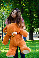Плюшевий ведмедик М'яка іграшка Томии 100 см Карамельний, фото 3