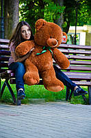 Плюшевий ведмедик М'яка іграшка Томии 100 см Коричневий, фото 4