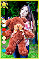 Плюшевий ведмедик М'яка іграшка Рафаель 80 см Шоколадний, фото 2