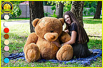 Плюшевий ведмедик М'яка іграшка Потап 180 см Коричневий, фото 2