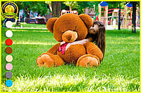 Плюшевий ведмедик М'яка іграшка Томии 150 см Коричневий, фото 2
