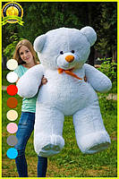 Плюшевий ведмедик М'яка іграшка Ветли 160 см Білий, фото 2