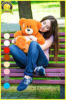Плюшевий ведмедик М'яка іграшка Потап 50 см Карамельний, фото 2