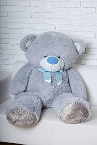 М'яка  іграшка подарунок на 8 березня плюшевий ведмедик Бойд 200 см Сірий