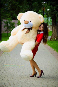 Плюшевий ведмедик М'яка іграшка Бойд 200 см Абрикосовий