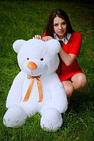 М'яка  іграшка подарунок на 8 березня плюшевий ведмедик Рафаель 120 см Білий