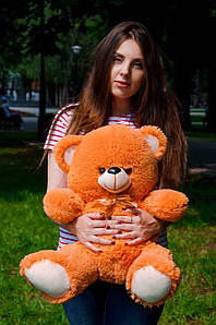 Плюшевий ведмедик М'яка іграшка Томии 65 см Карамельний
