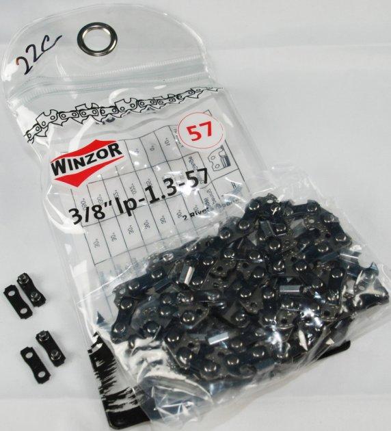 Ланцюг для твердих порід Winzor RS суперзуб 57 ланок 3/8 1,3 мм, фото 1