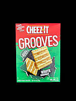 Сирні крекери /Cheez-It Grooves Sharp White Cheddar 255g/грам Америка