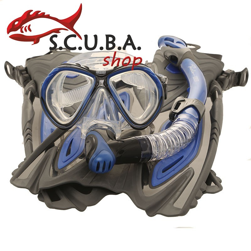 Набір для плавання Marlin Florida Blue (ласти+маска+трубка)
