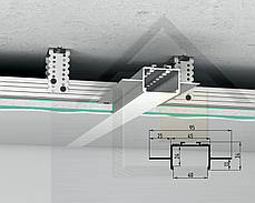 Профіль тіньового шва роздільний АСТР40 з підсвіткою