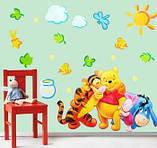 Наклейка на стіну "Вінні-пух та друзі", фото 2
