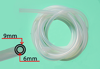 Силіконова трубка прозора 6х9 мм