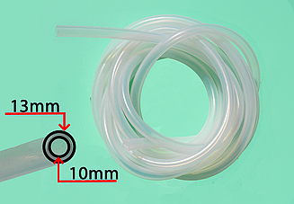 Силіконова трубка прозора 10х13 мм