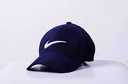 Кепка Nike чоловіча | жіноча найк синя біле лого