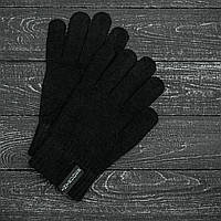 Рукавички Зимові чорні чоловічі | жіночі з логотипом Intruder