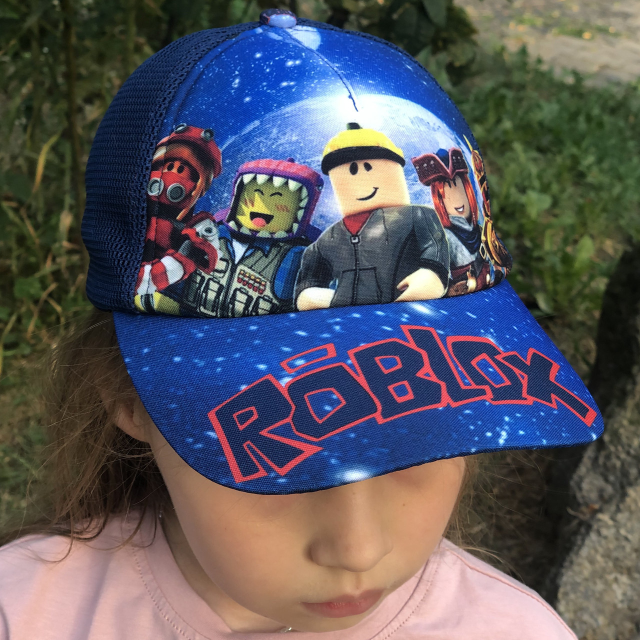 Кепка Роблокс синя 52-54 см, фото 1