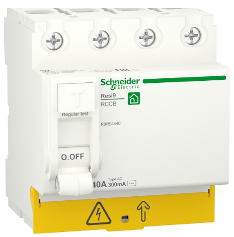 Вимикач диференціального струму (УЗО) 40А 4P 300мА AC Resi9 Schneider Electric