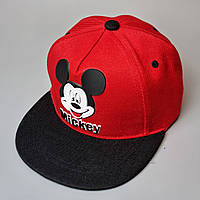 Кепка Mickey Mouse с прямым козырьком для мальчика. 52-55 см