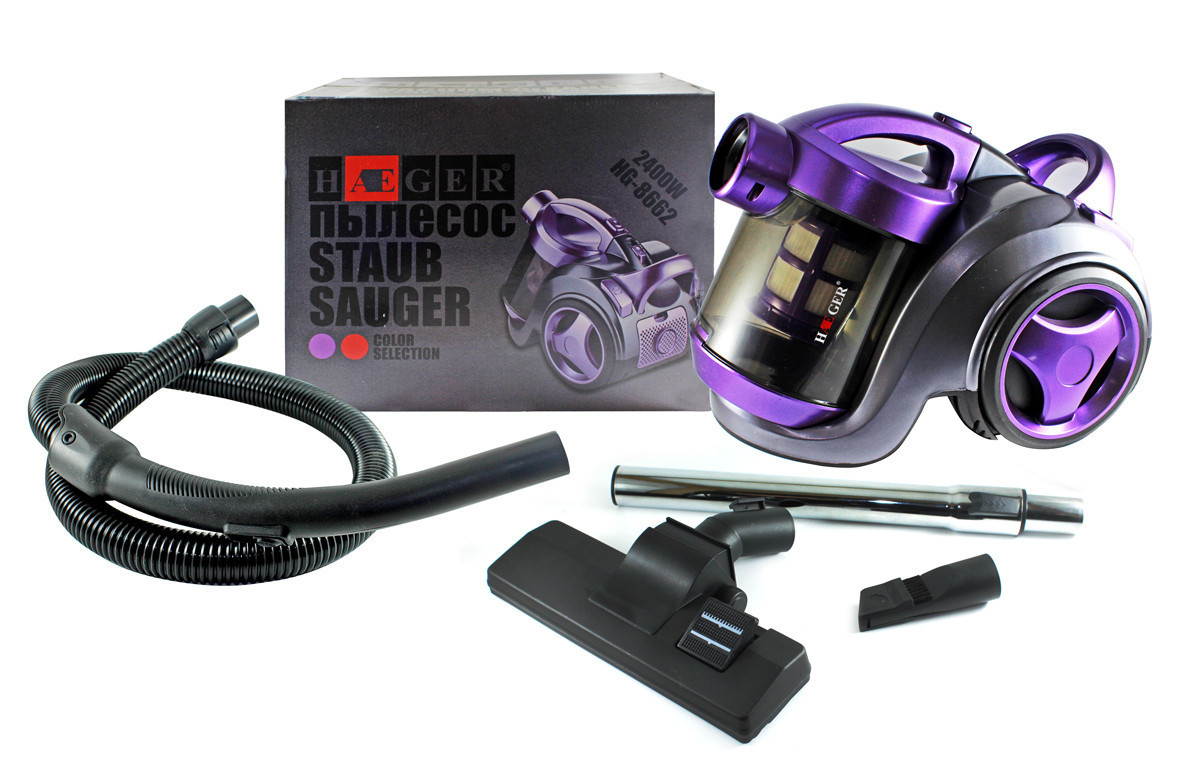 Вакуумний контейнерний ручний пилосос 2400W Haeger HG 8662 (4 шт/ящ)