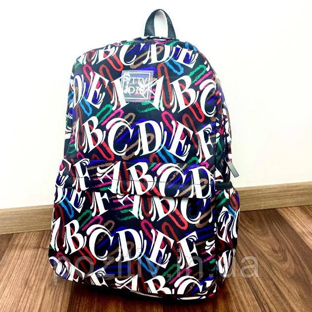 Рюкзак шкільний для підлітків VTTV IDIR літери, фото 1