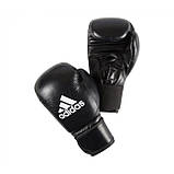Тренувальні Боксерські рукавички Adidas Performer 10, 12 унцій (oz), чорні, оригінальні, фото 3