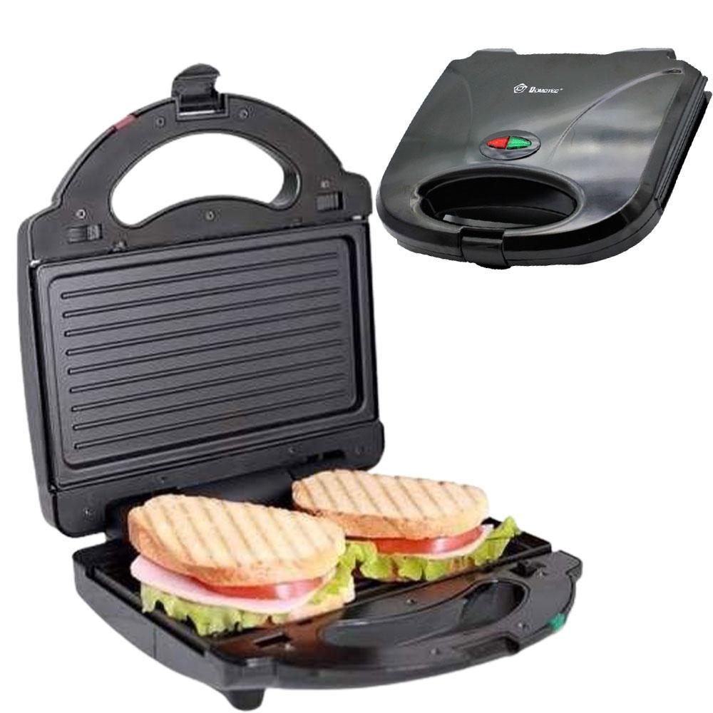 Сендвічниця-гриль Domotec MS 7709 Чорна, фото 1