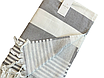 Пляжний рушник Maison Dor Primavera Beach Grey бавовна 100х200см, фото 4