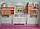 Лялькова меблі Їдальня, великий набір з флоксиками, фото 10