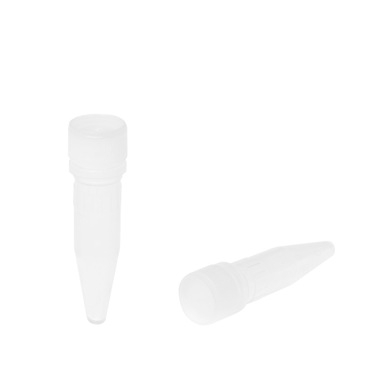 Мікропробірки 1,5 мл тип Eppendorf з гвинтовою кришкою з градуюванням, Стерильні без ДНКаз, РНКаз (1000 шт)