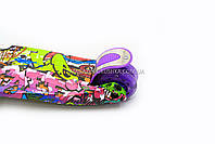 Триколісний самокат Scooter з світяться колеса для дітей і підлітків весна-літо, фото 4